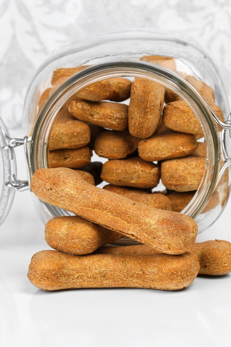 Peanut Butter And Pumpkin Dog Treats