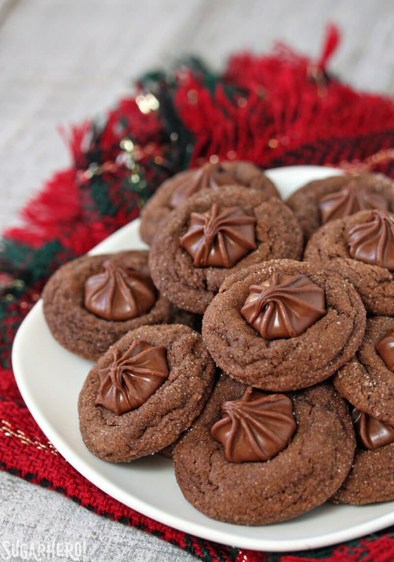 Soft Chocolate Gingerbread Cookies