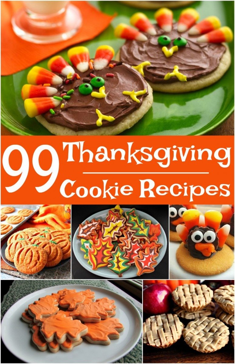99 Thanksgiving Cookie Recipes + Bonus Christmas Cookies