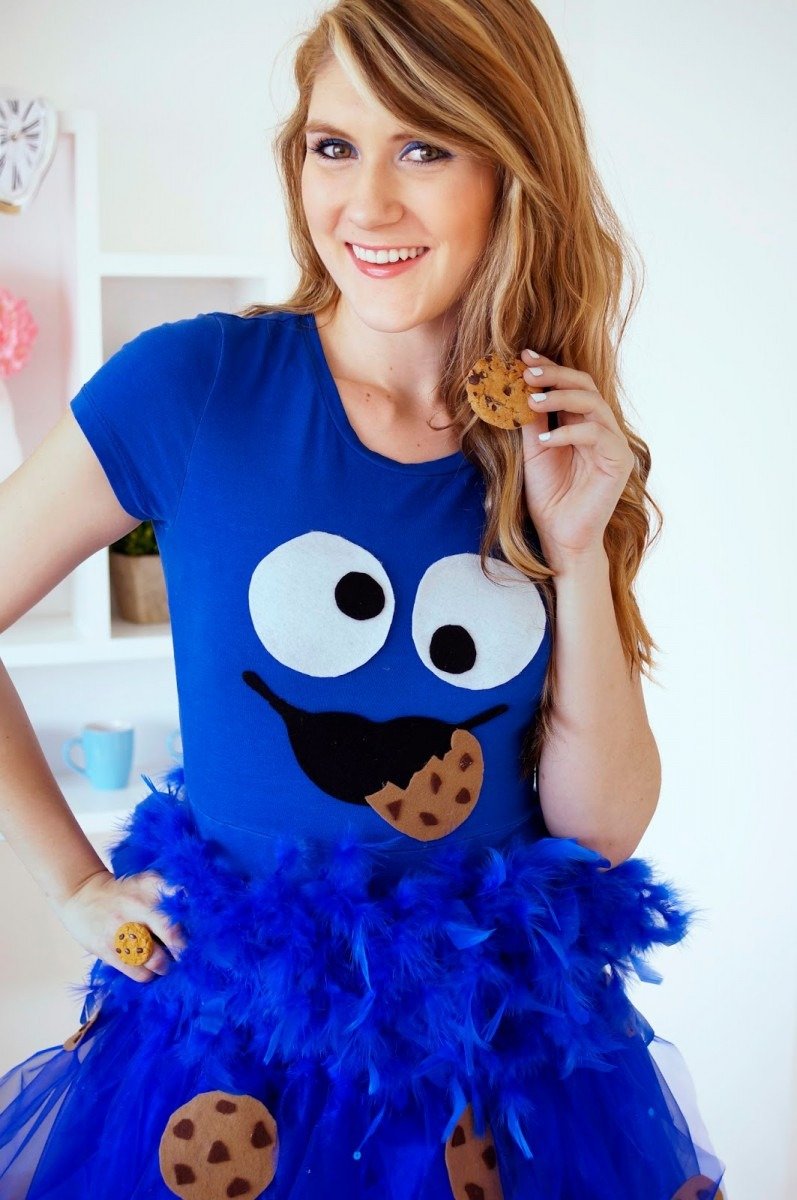 The Joy Of Fashion  {halloween}  Cute Homemade Cookie Monster