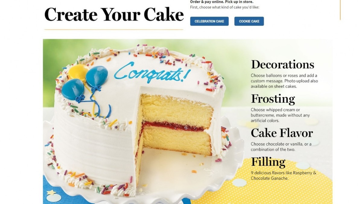 Wegmans Now Offering Online Cake Orders