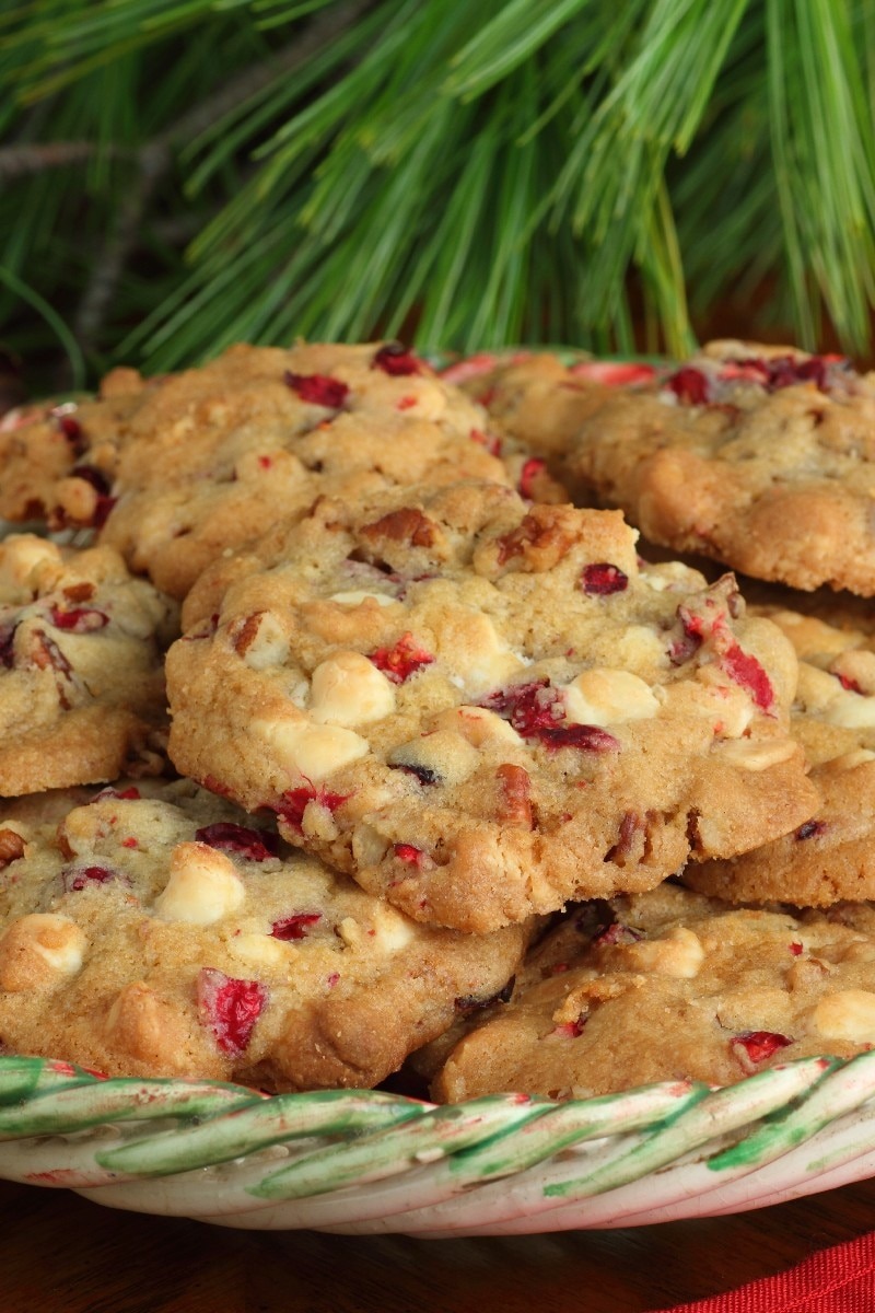 White Chocolate And Cranberry Cookies