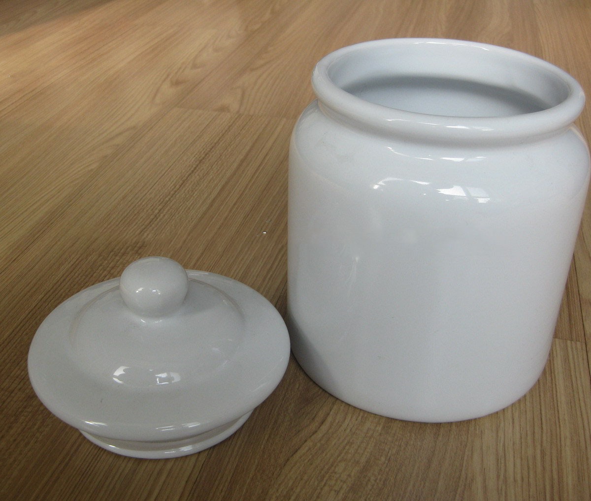 Brilliant White Cookie Jar Diy Blank Sublimation Ceramic Cheap