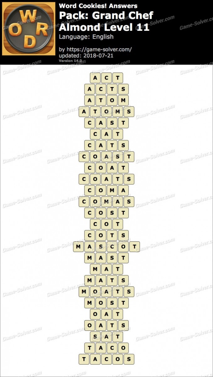 Word Cookies Grand Chef
