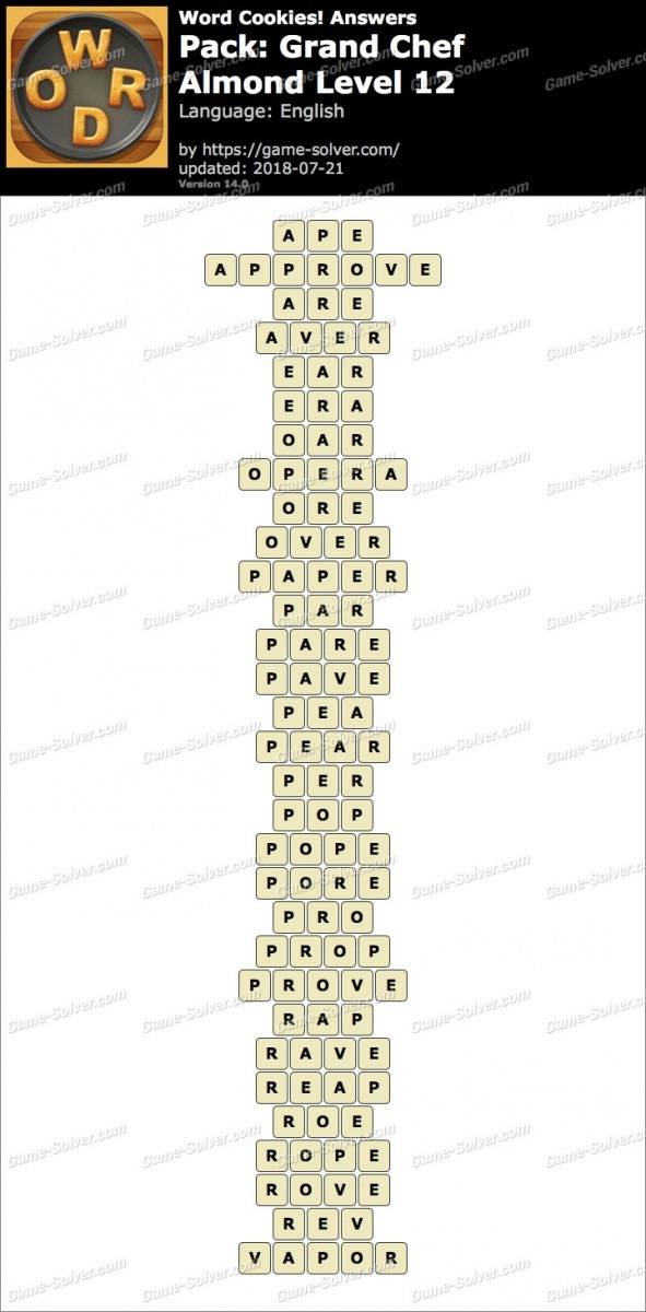 Word Cookies Grand Chef