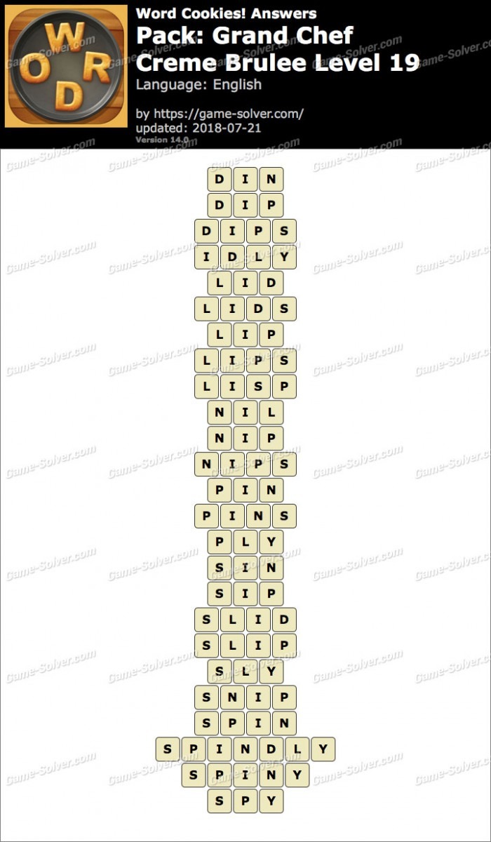 Word Cookies Grand Chef