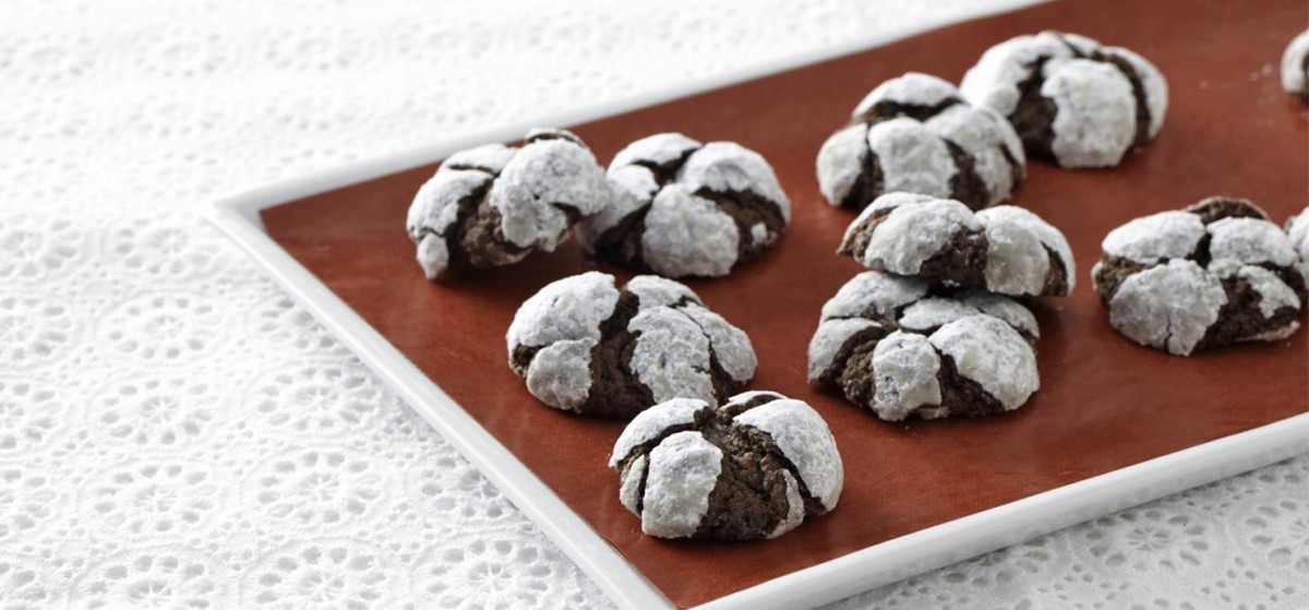 Chocolate Crackle Cookies