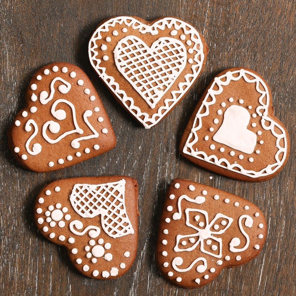 German Heart Biscuits