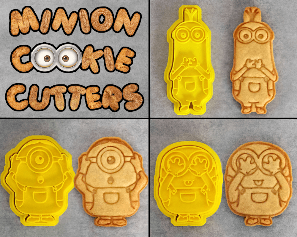Minion Cookie Cutters By Crimson