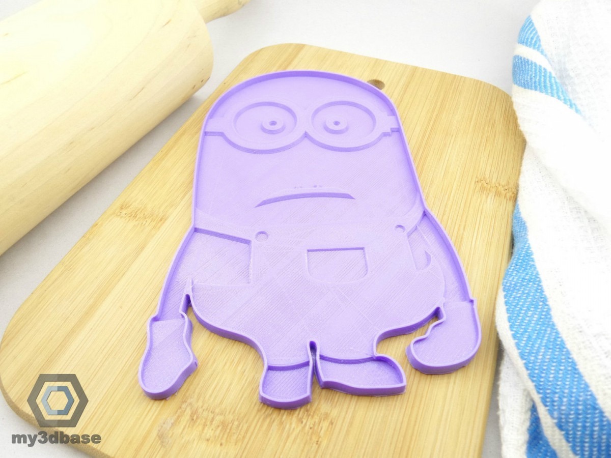 Large 'minion' Cookie Cutter, Height Approximately 16 5cm Pla