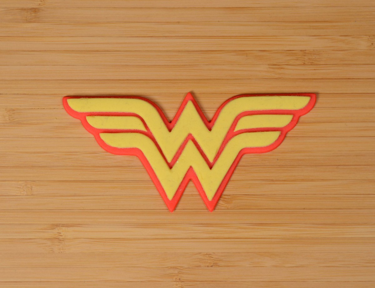 5 Pcs  Wonder Woman Logo Fondant Cutter Set â Cookiecutters4u