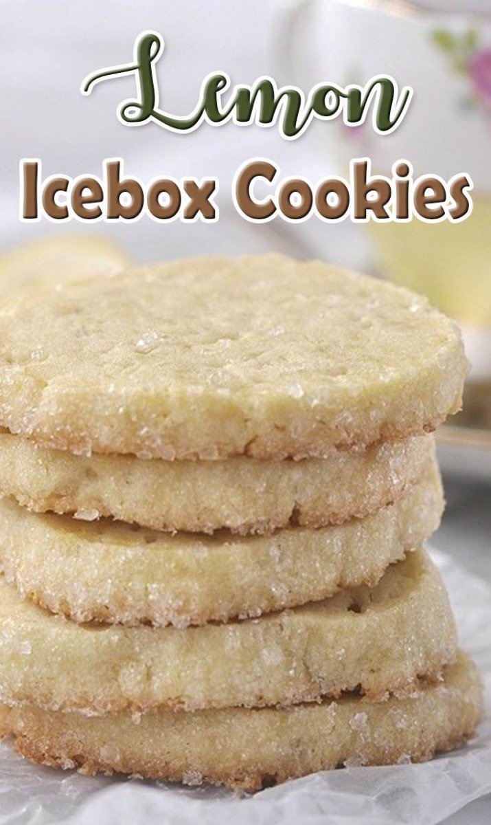 Lemon Icebox Cookies