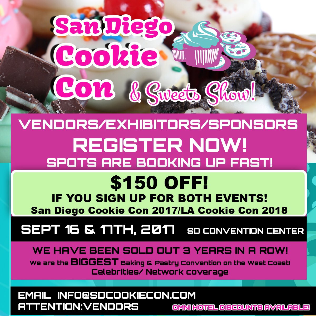 La Cookie Con On Twitter   Hey Vendors! We Have A Great Deal Going