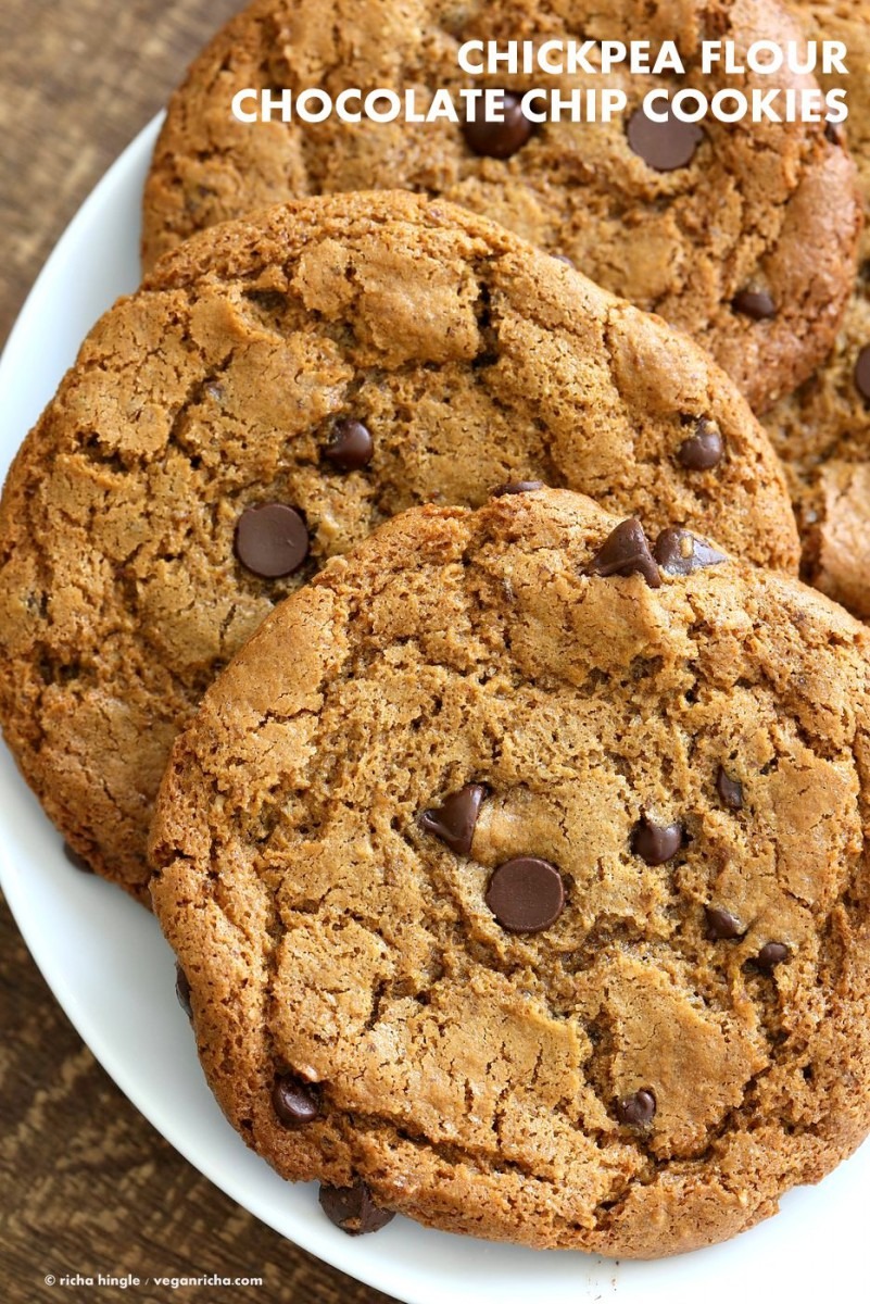 Chickpea Flour Chocolate Chip Cookies Gluten