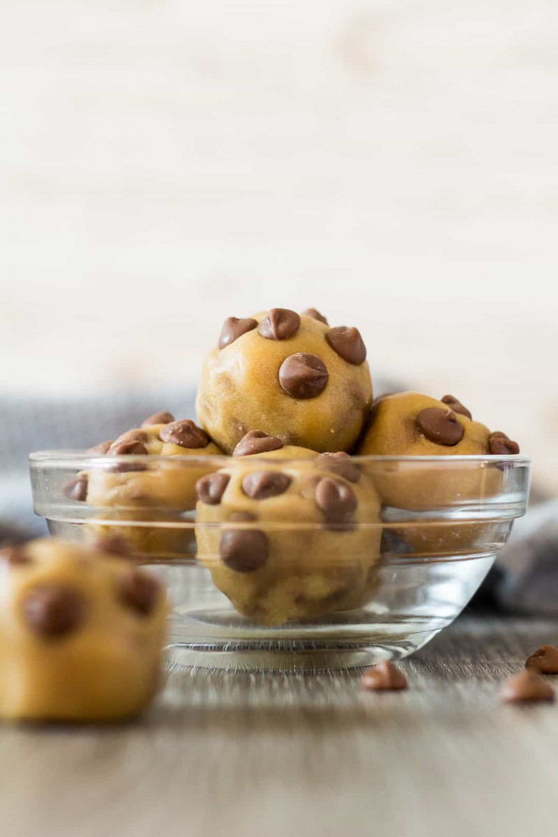 Chocolate Chip Cookie Dough Balls
