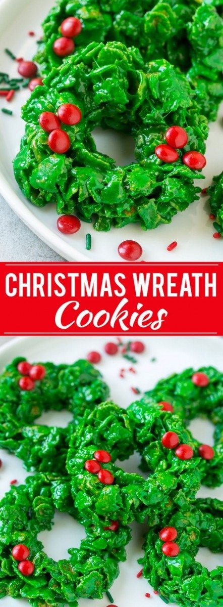 Christmas Wreath Cookies