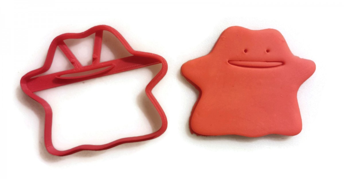 Pokemon Go Ditto Cookie Cutter Fondant Cutter