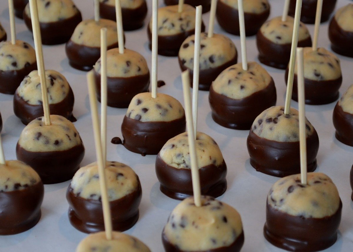 The Domestic Doozie  Chocolate Chip Cookie Dough Bites