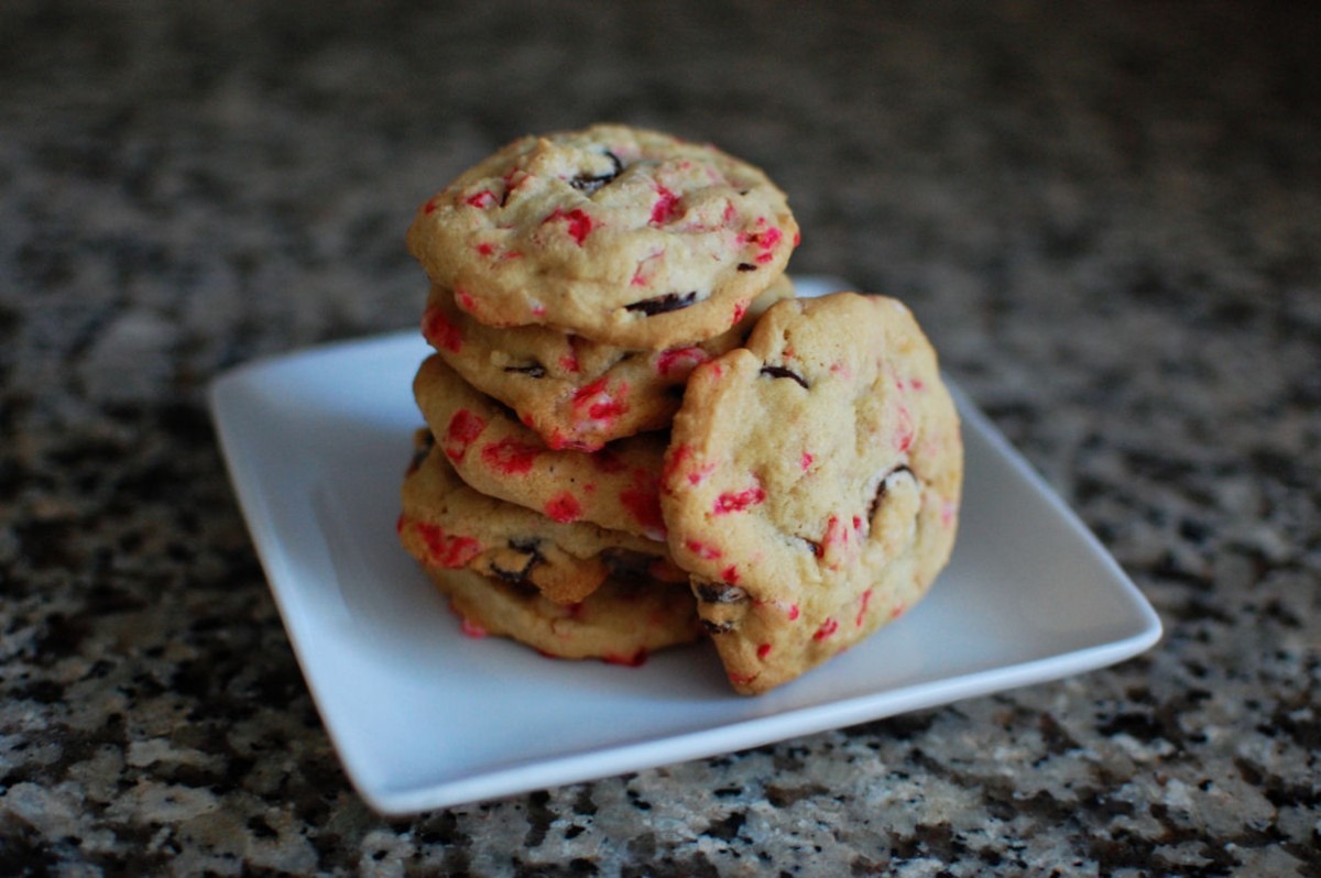Peppermint Chocolate Chip Cookies