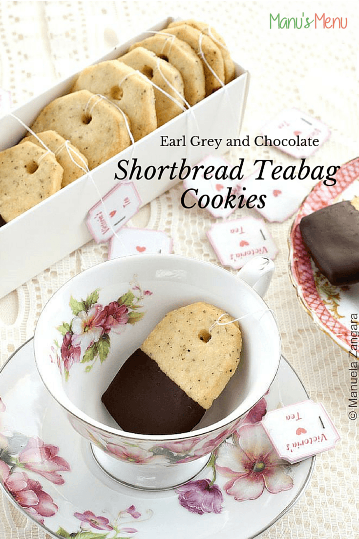Earl Grey And Chocolate Shortbread Teabag Cookies