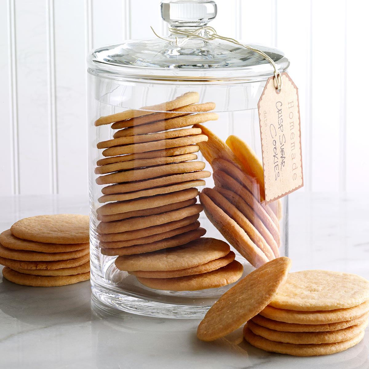 Crisp Sugar Cookies Recipe