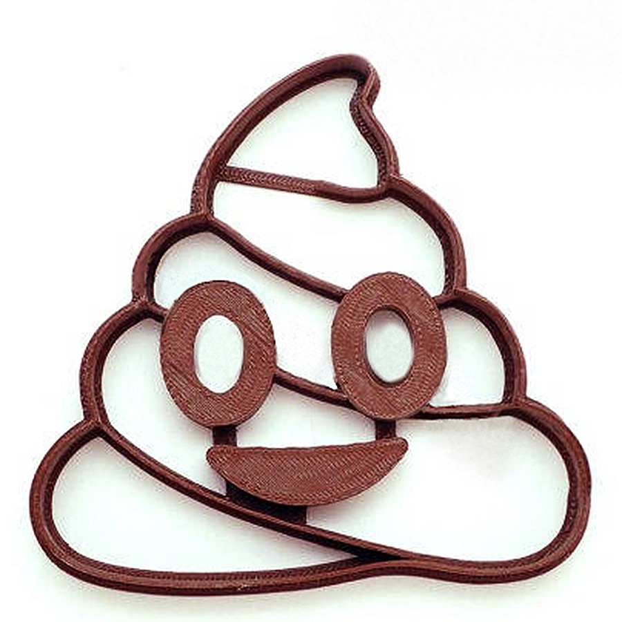 F4m Poop Emoji Cookie Cutter