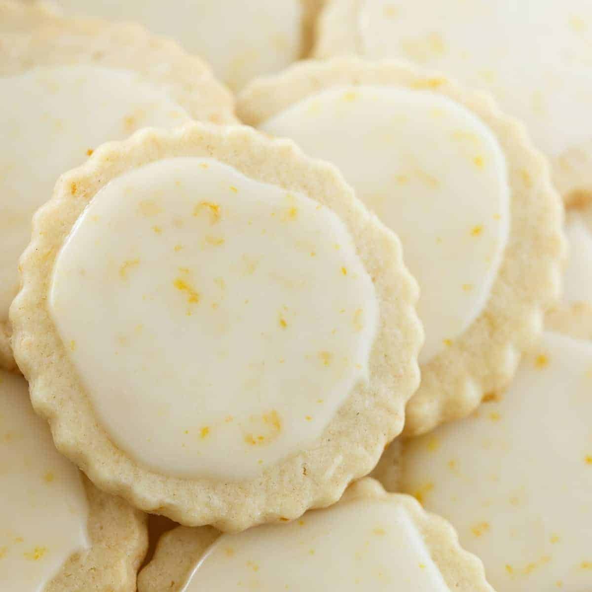 Iced Meyer Lemon Cookies Recipe