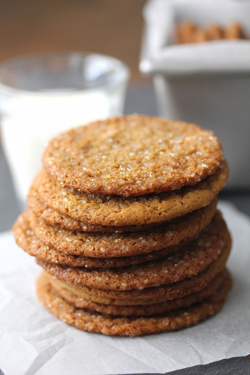 Molasses Ginger Cookies With Fresh Ginger
