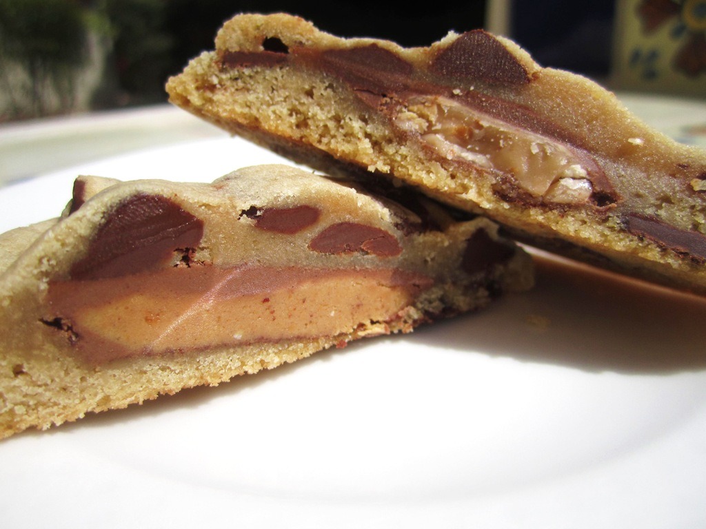 Reese's Stuffed Chocolate Chip Cookie