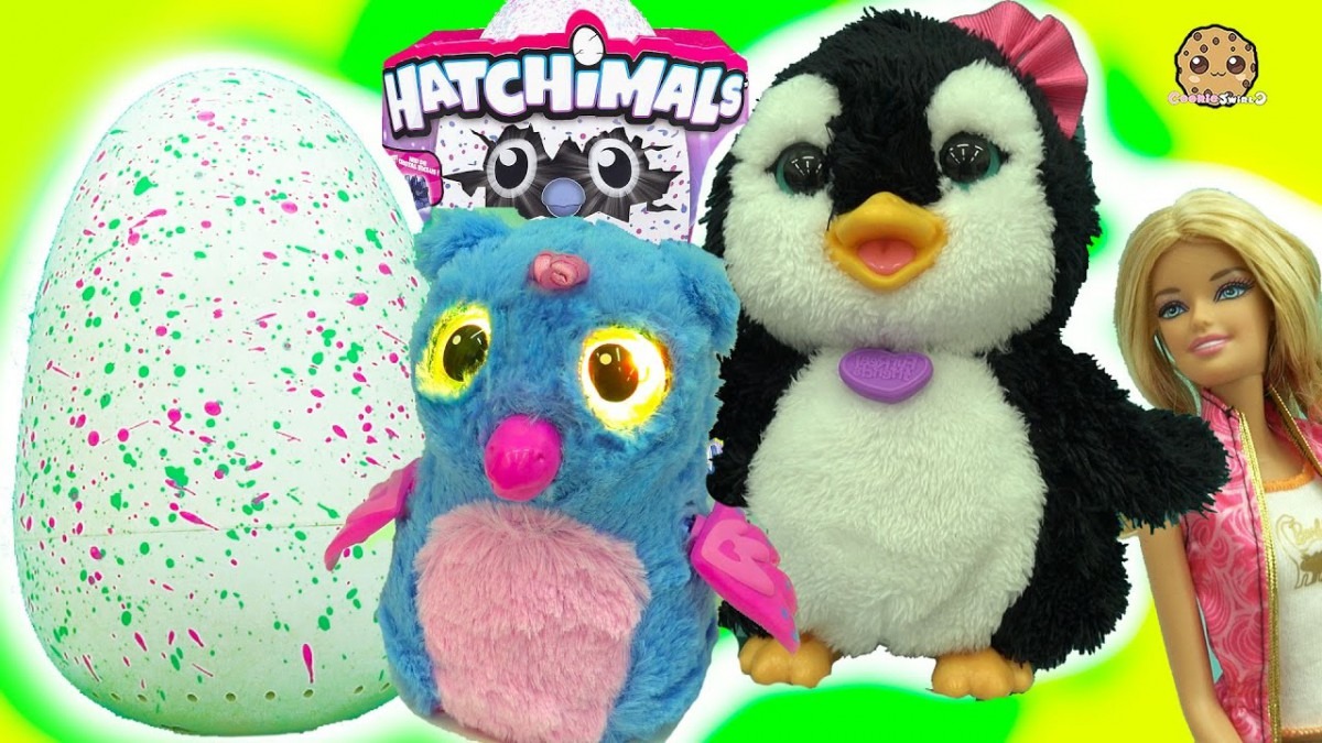 Feeding Playdoh Food & Taking Care Of Hatchimals Owlicorn + Baby