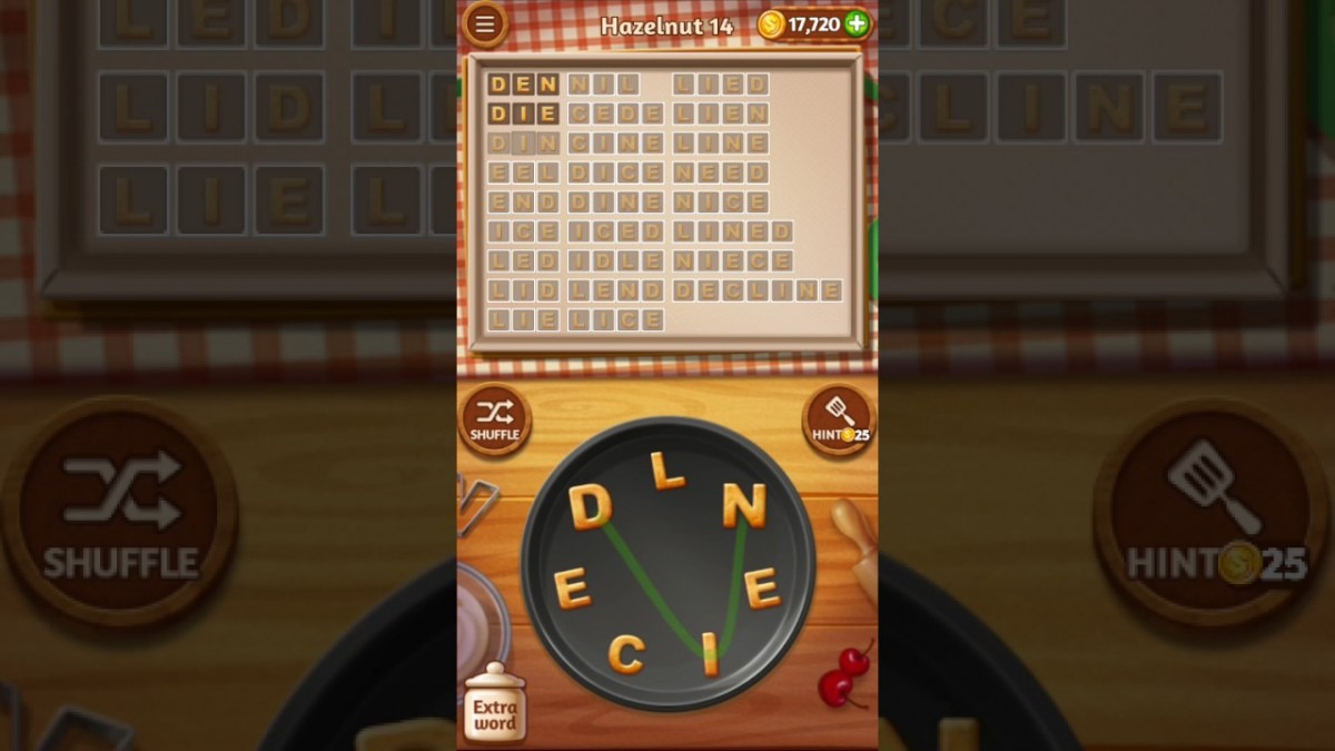 Word Cookies Hazelnut Level 14 Master Chef Solved