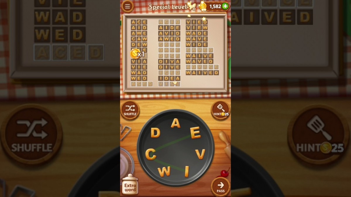 Word Cookies Hazelnut Special Level 10 Master Chef Solved