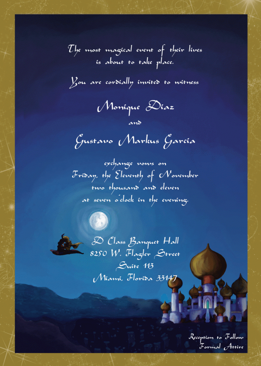 25 Arabian Nights Sweet 16 Invitations, Sweet Sixteen, Birthday