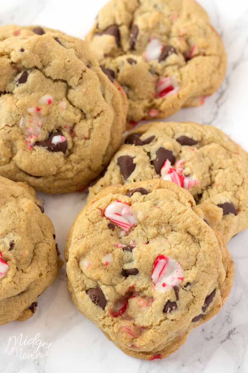 Peppermint Chocolate Chip Cookies â¢ Midgetmomma