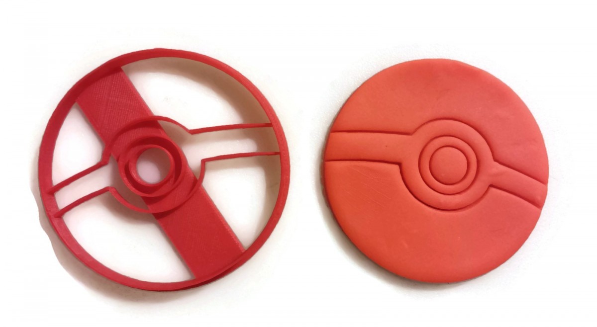 Pokemon Go Pokeball Cookie Cutter Fondant Cutter