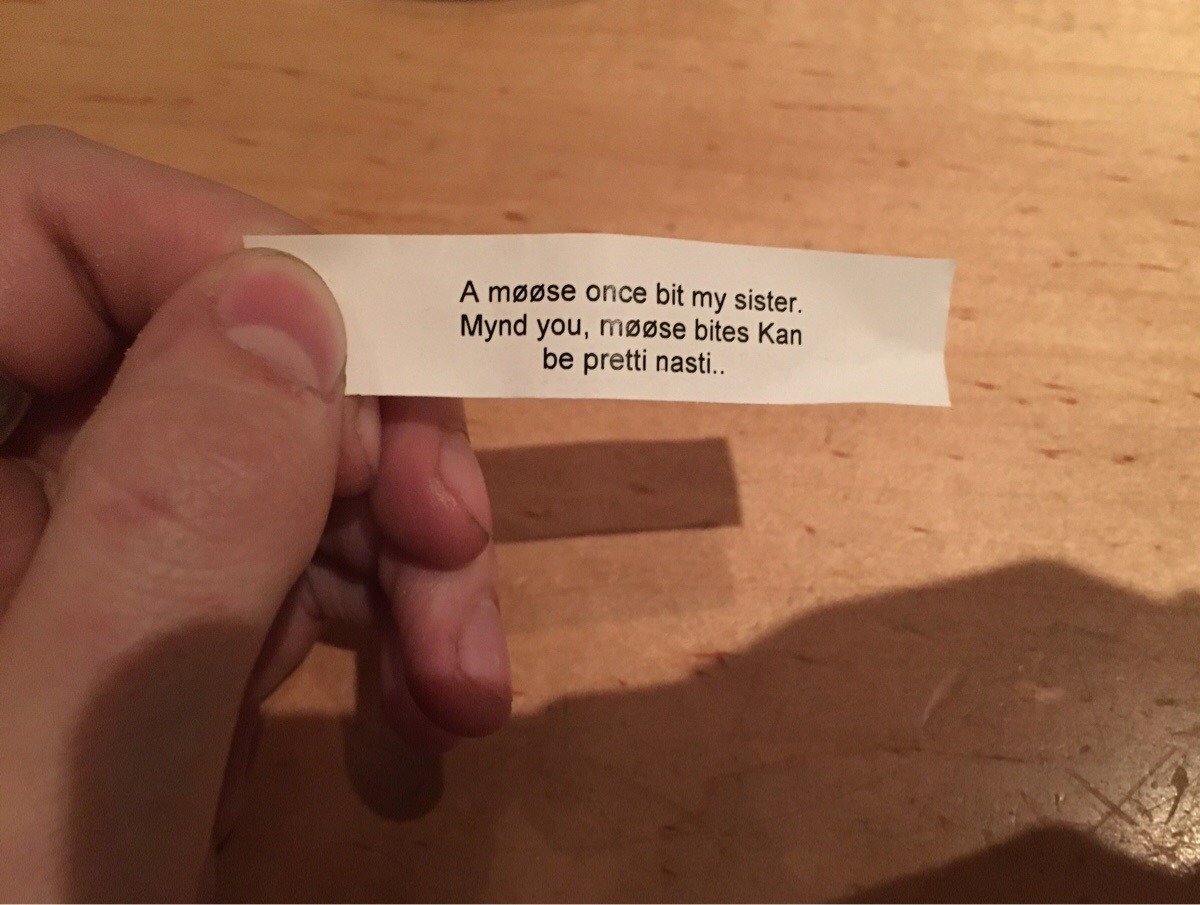 Not What I Was Expecting In My Fortune Cookie