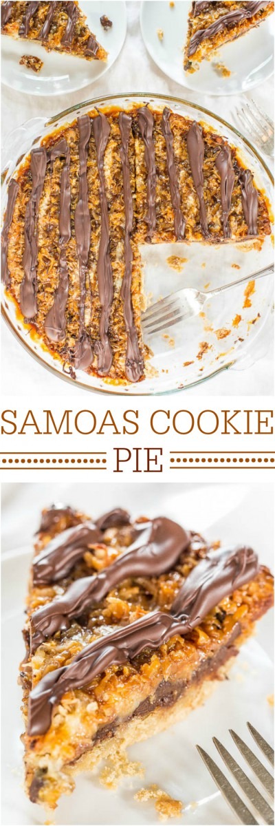 Samoas Cookie Pie
