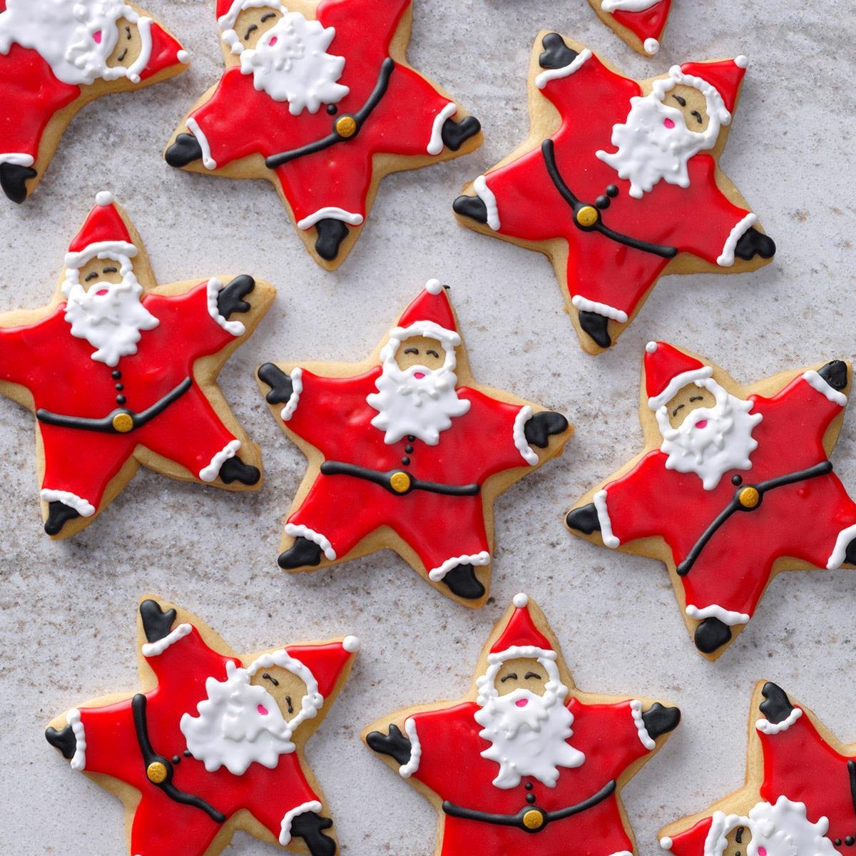 Santa Star Cookies Recipe