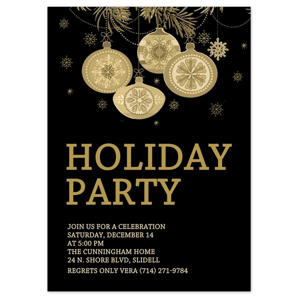 Christmas Party Invitations