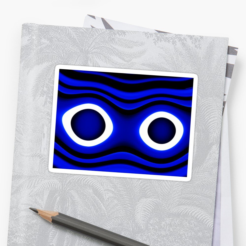 Cookie Monster Eyes   Stickers By Beatriz Cruz