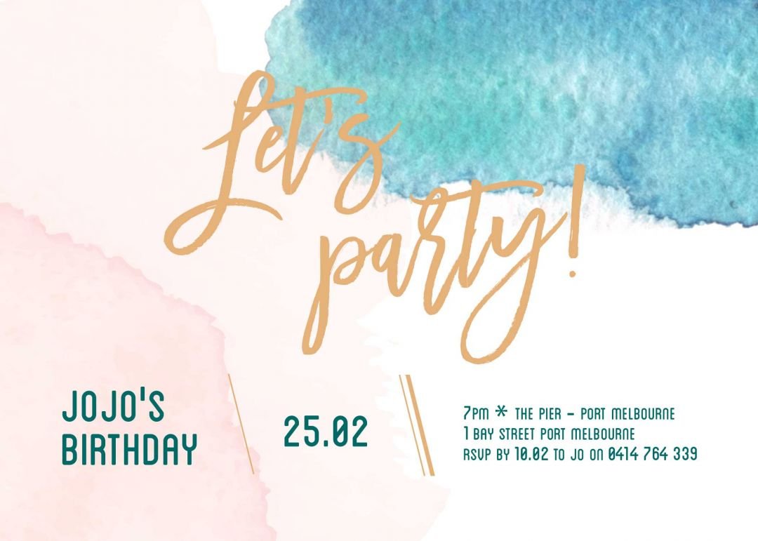 Our Top 10 Birthday Invitation Templates For Teenagers