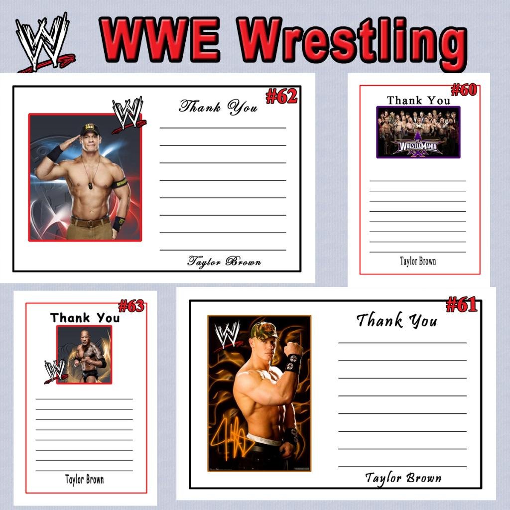 Wwe Party Invitations â Party Decorations Ideas